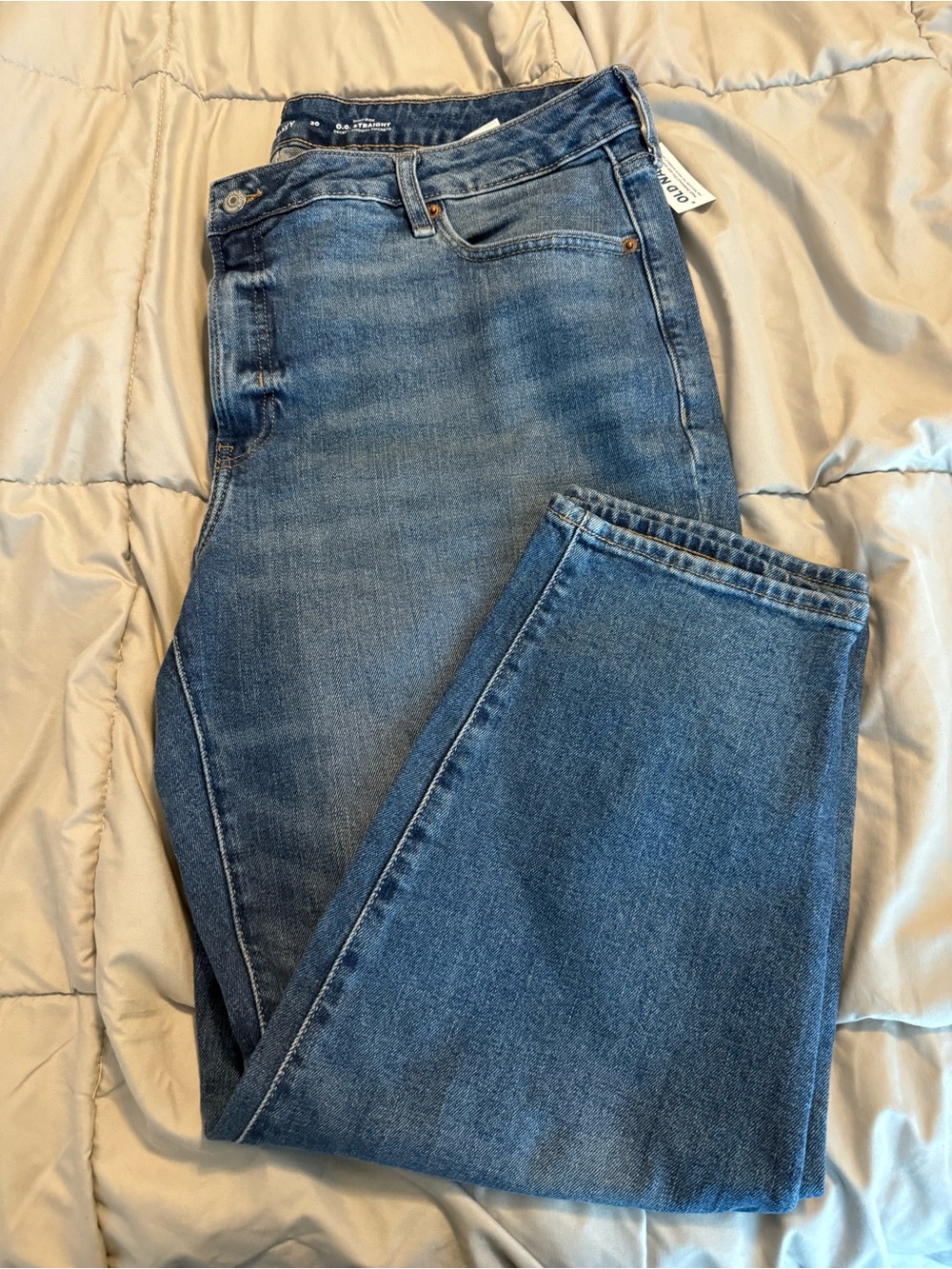 Classic Blue Women’s Jeans - Casual Straight Leg